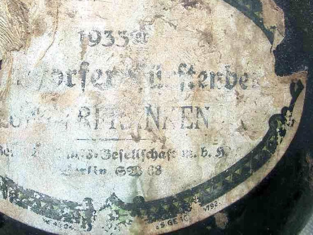 reentry 1933 bottle label